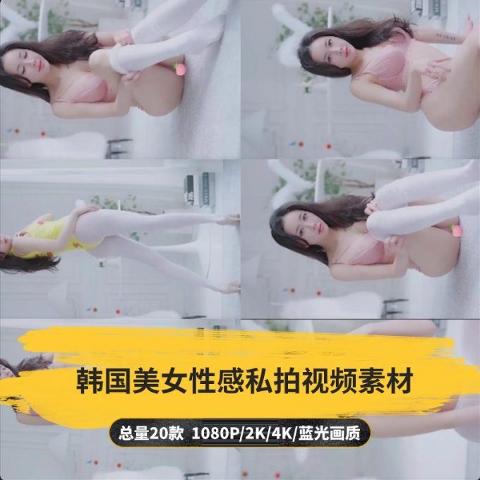 【20款】韩国美女性感私拍视频素材